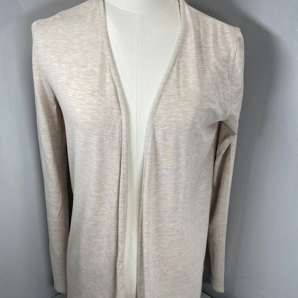 Majestic Filatures Women’s Soft Touch Open Cardigan – Ecru – Size M